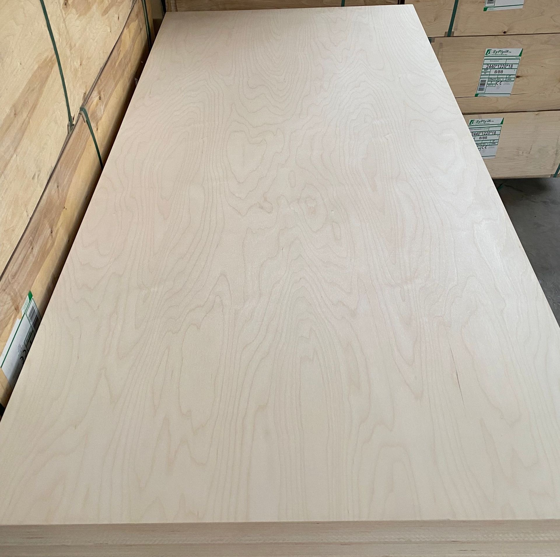 1220x2440mm FSC Certified Full Birch Plywood for Flooring